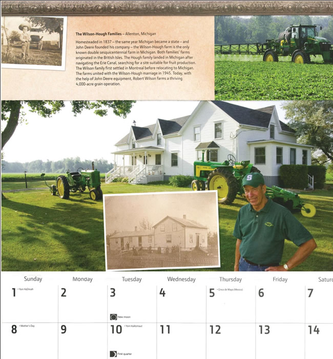 May 2010 John Deere Calendar